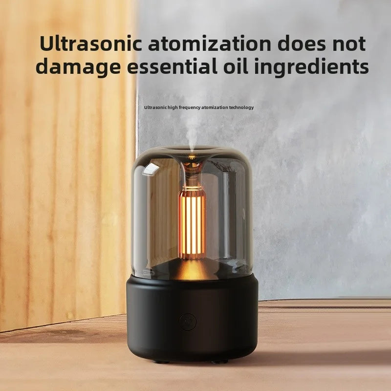 120ml Aromatherapy Candlelight Humidifier