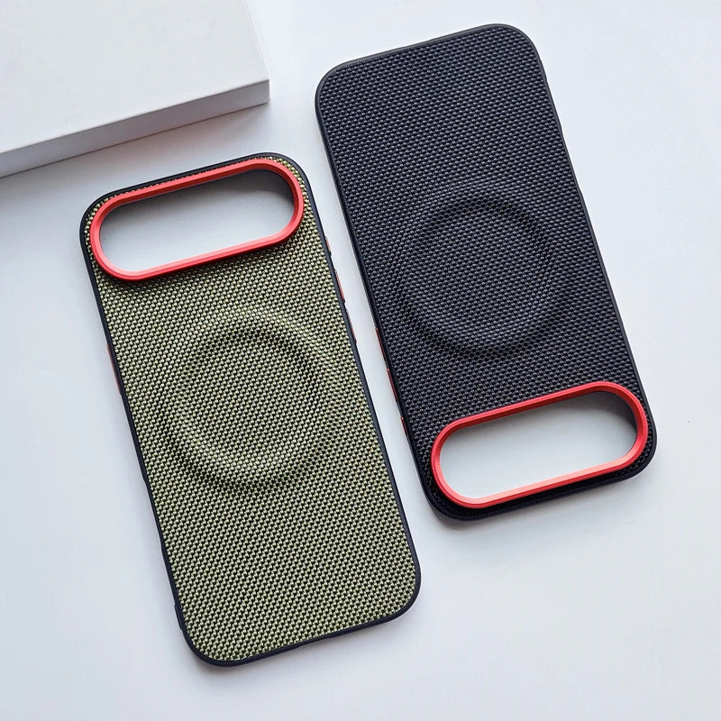 Leather Case for iPhone 17 | Air / Pro / Pro Max | Anti-Fall Magnetic Cover with Wireless Charging
