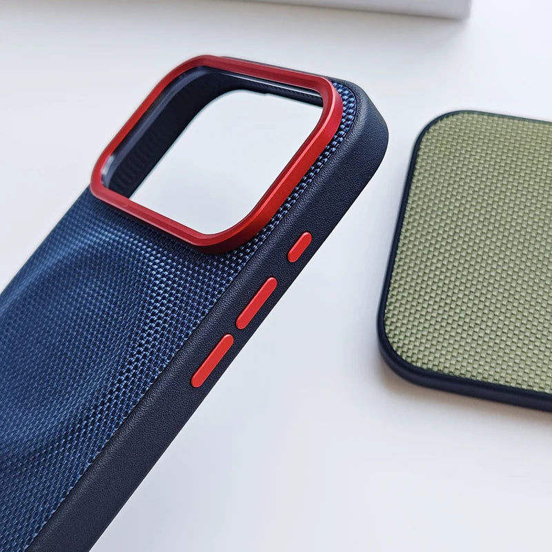 Leather Case for iPhone 17 | Air / Pro / Pro Max | Anti-Fall Magnetic Cover with Wireless Charging