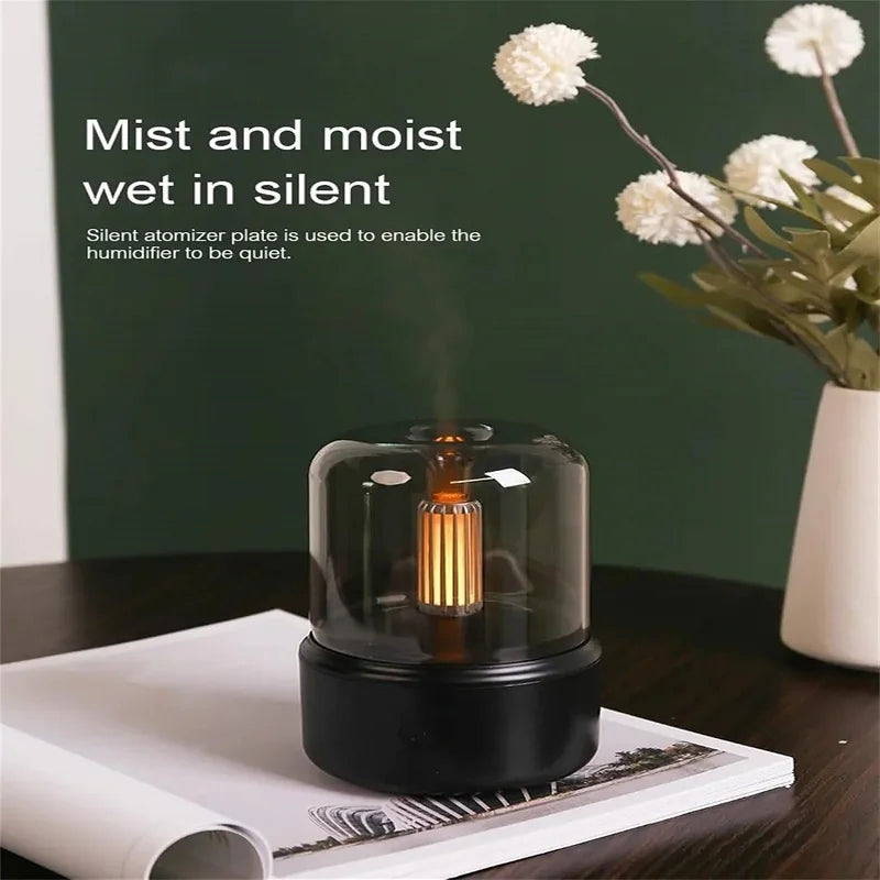 120ml Aromatherapy Candlelight Humidifier