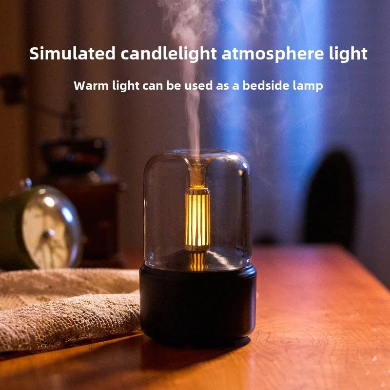 120ml Aromatherapy Candlelight Humidifier