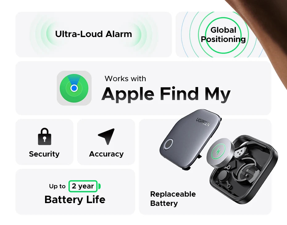 UGREEN Smart Tag Bluetooth Tracker for iPhone