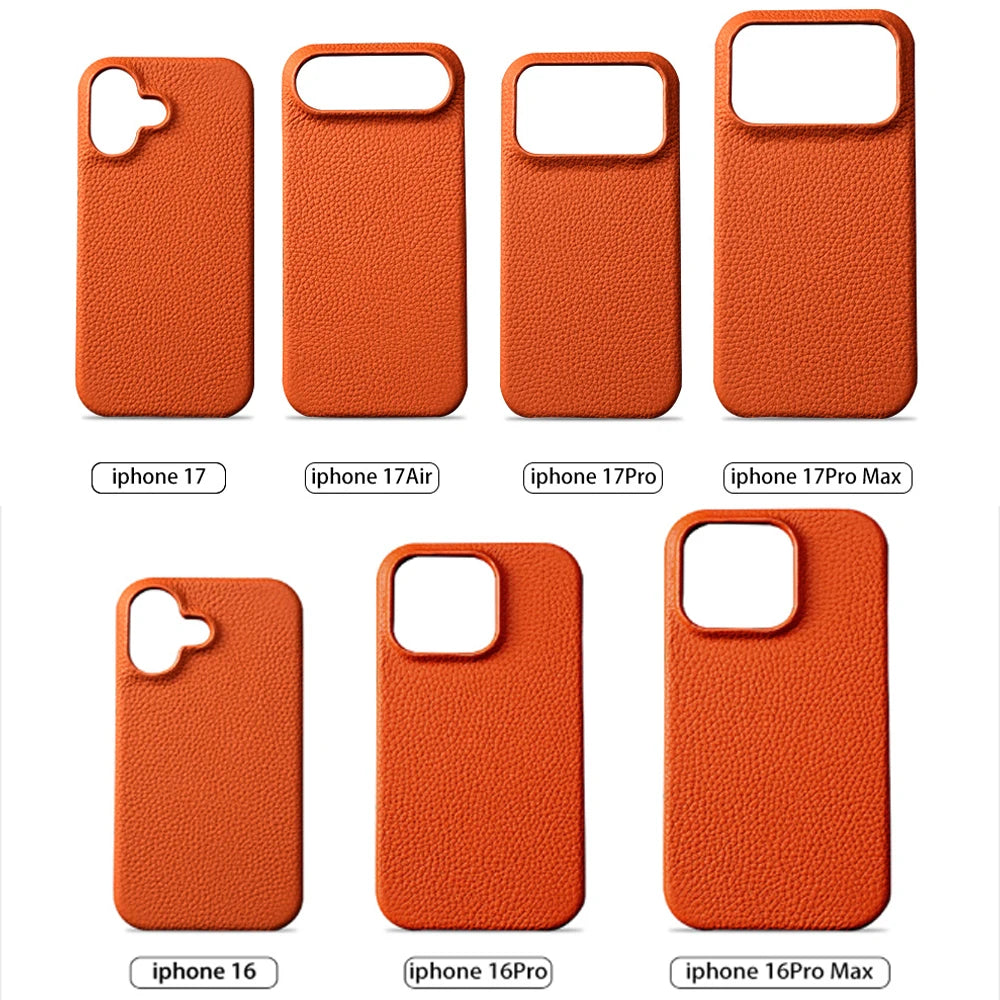 Luxury Cowhide Leather MagSafe Case