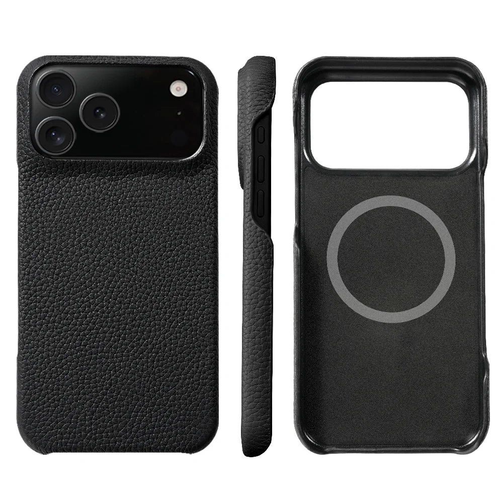 Luxury Cowhide Leather MagSafe Case