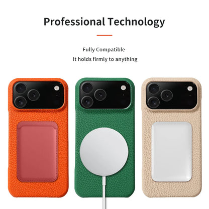 Luxury Cowhide Leather MagSafe Case