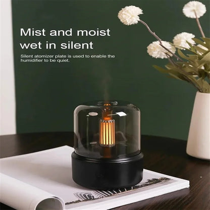 120ml Aromatherapy Candlelight Humidifier