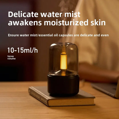 120ml Aromatherapy Candlelight Humidifier