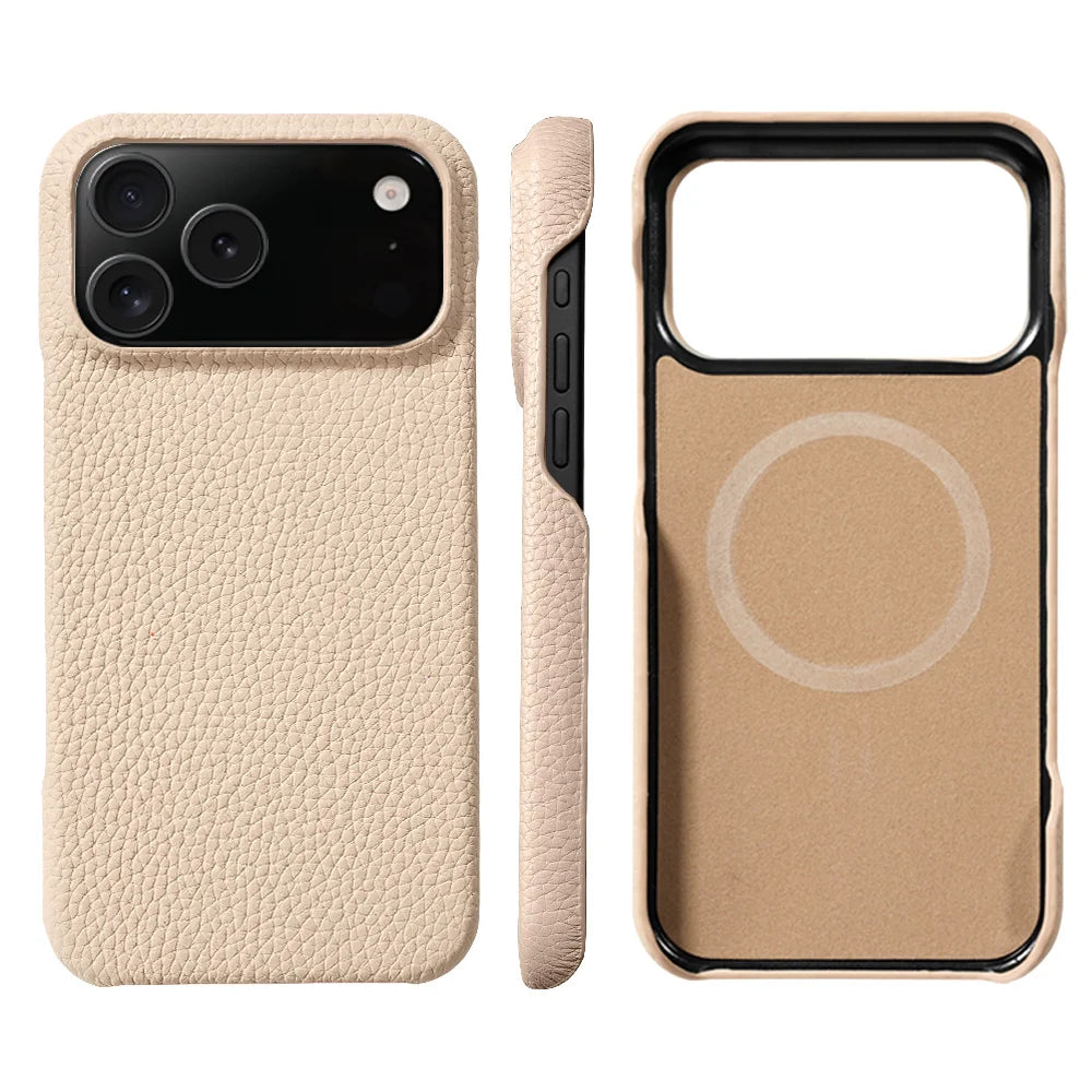 Luxury Cowhide Leather MagSafe Case